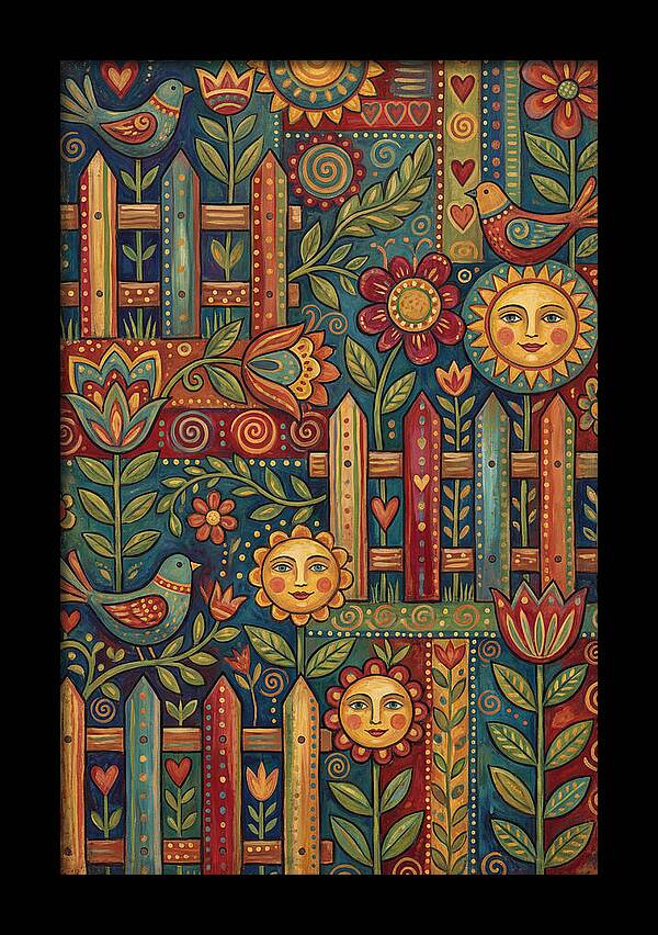 Garden Fence Whimsy