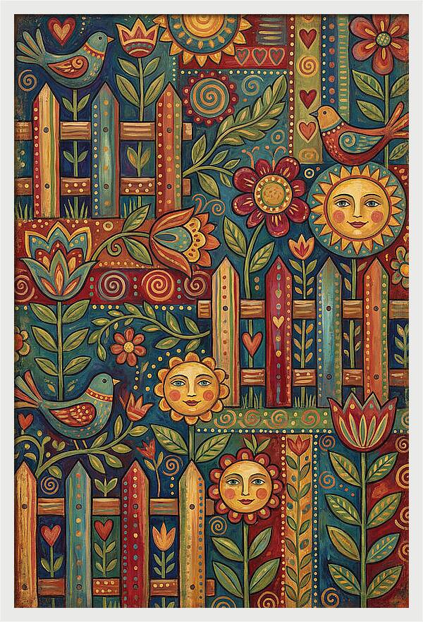 Garden Fence Whimsy