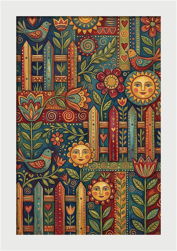 Garden Fence Whimsy