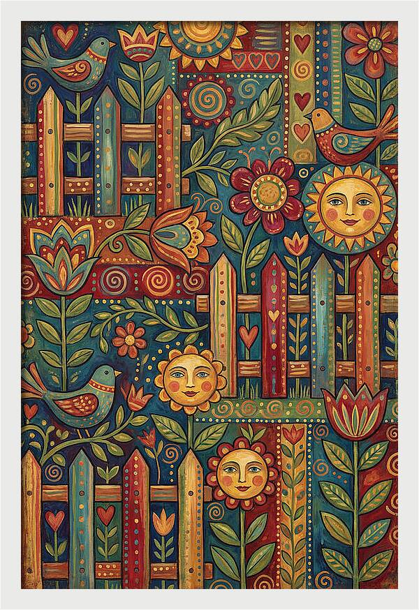 Garden Fence Whimsy