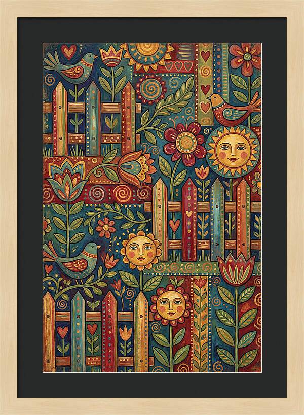 Garden Fence Whimsy