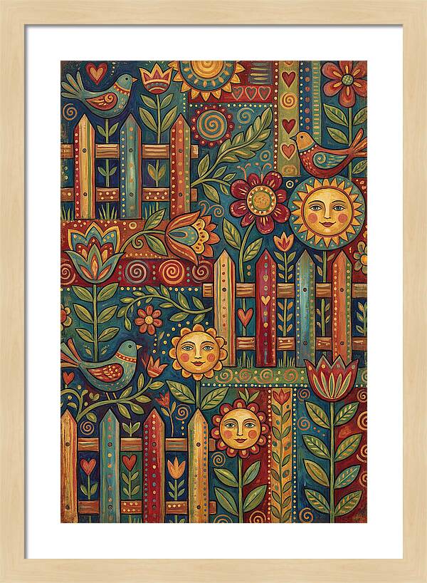 Garden Fence Whimsy