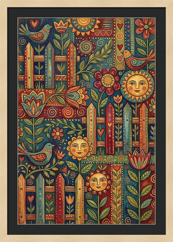 Garden Fence Whimsy