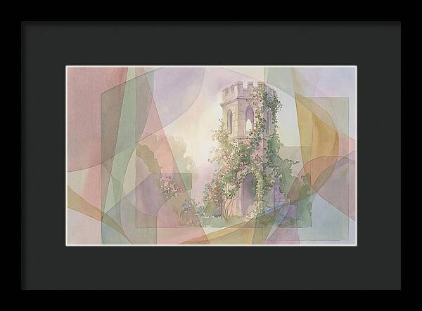 Garden Folly Tower Enveloped In Nature