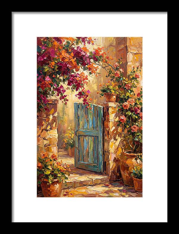 Garden Gate In Bloom