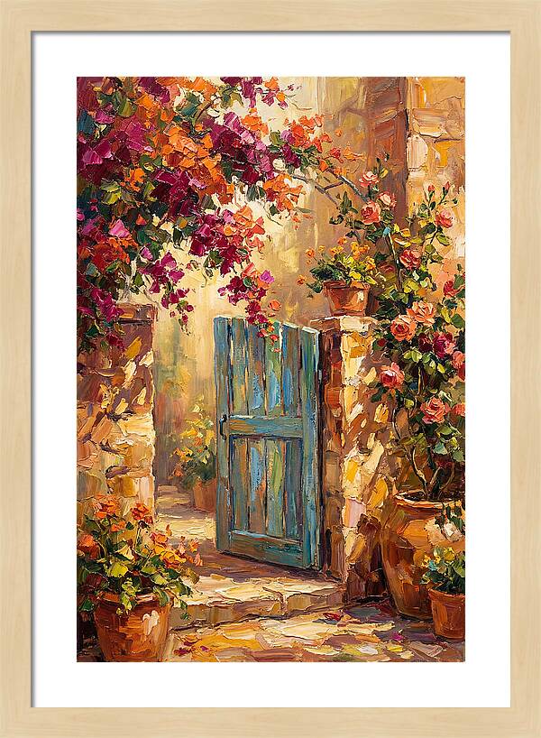 Garden Gate In Bloom