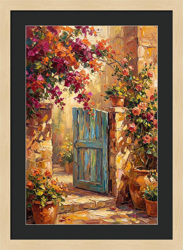 Garden Gate In Bloom