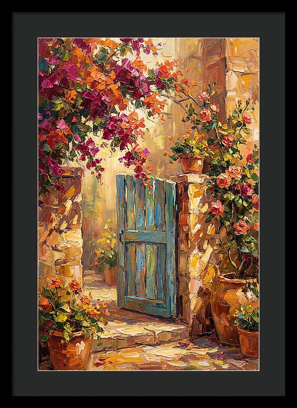 Garden Gate In Bloom