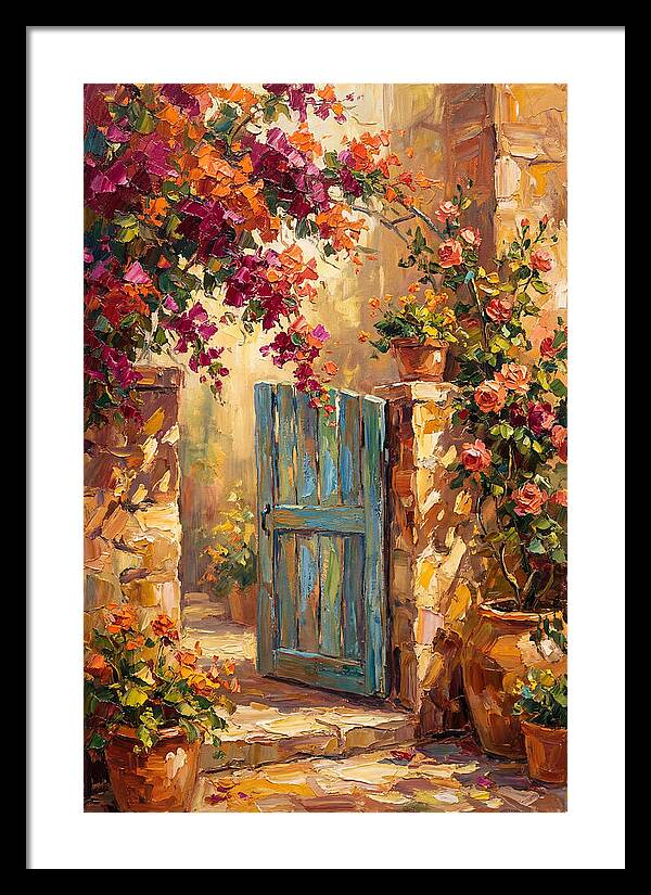 Garden Gate In Bloom