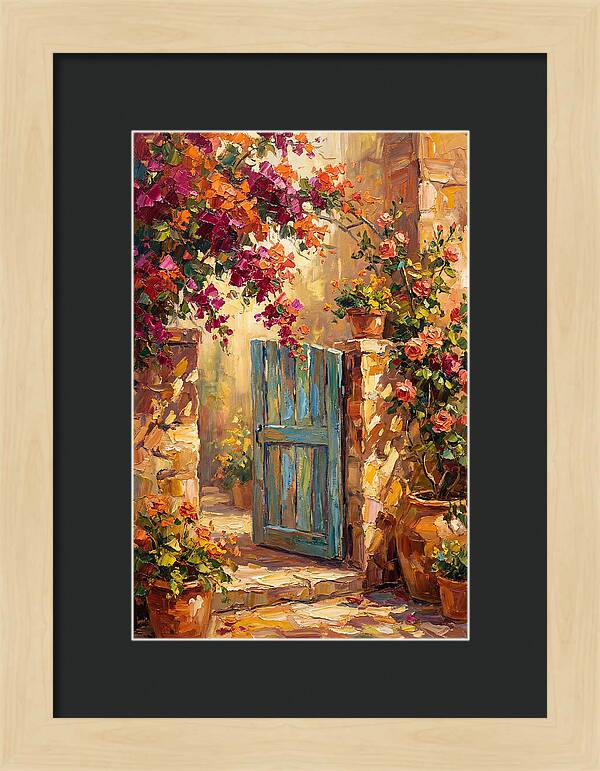 Garden Gate In Bloom