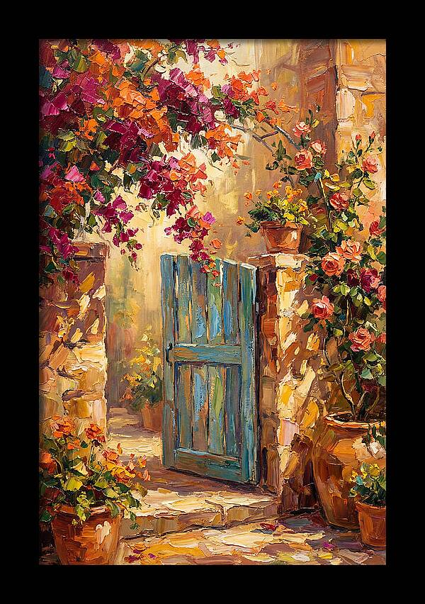 Garden Gate In Bloom