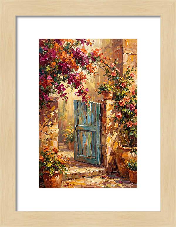 Garden Gate In Bloom