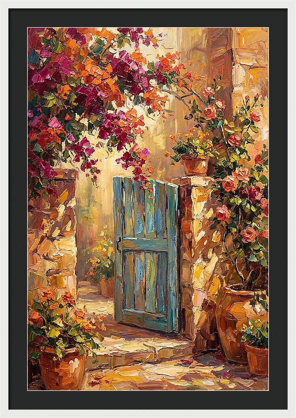 Garden Gate In Bloom