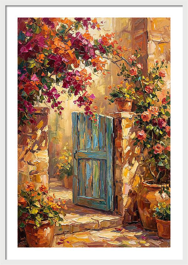 Garden Gate In Bloom