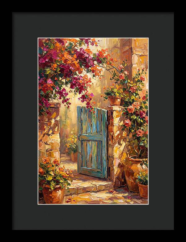 Garden Gate In Bloom