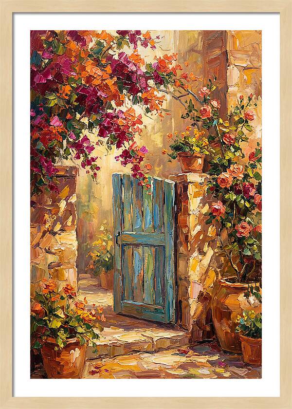 Garden Gate In Bloom