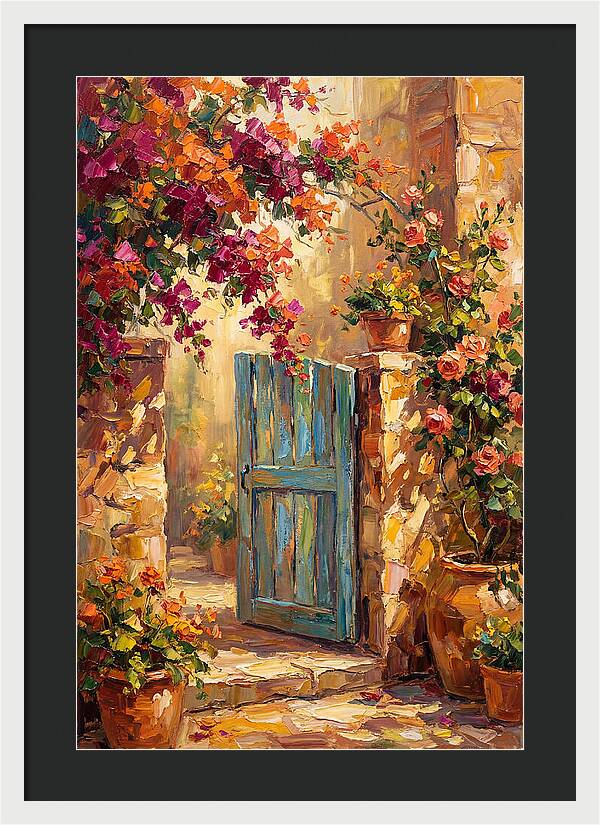 Garden Gate In Bloom