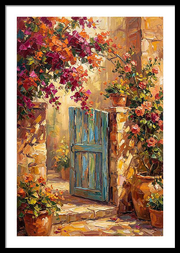 Garden Gate In Bloom