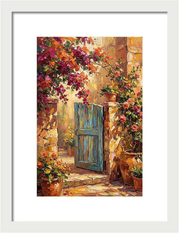Garden Gate In Bloom