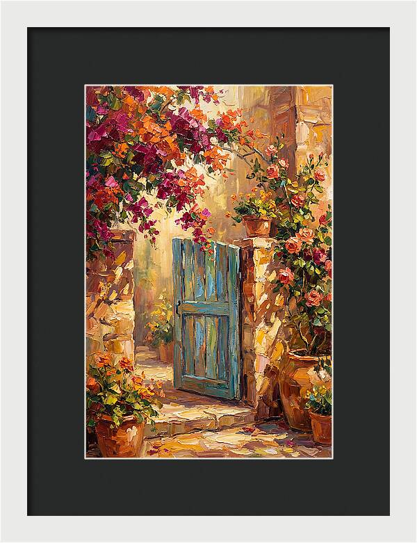 Garden Gate In Bloom