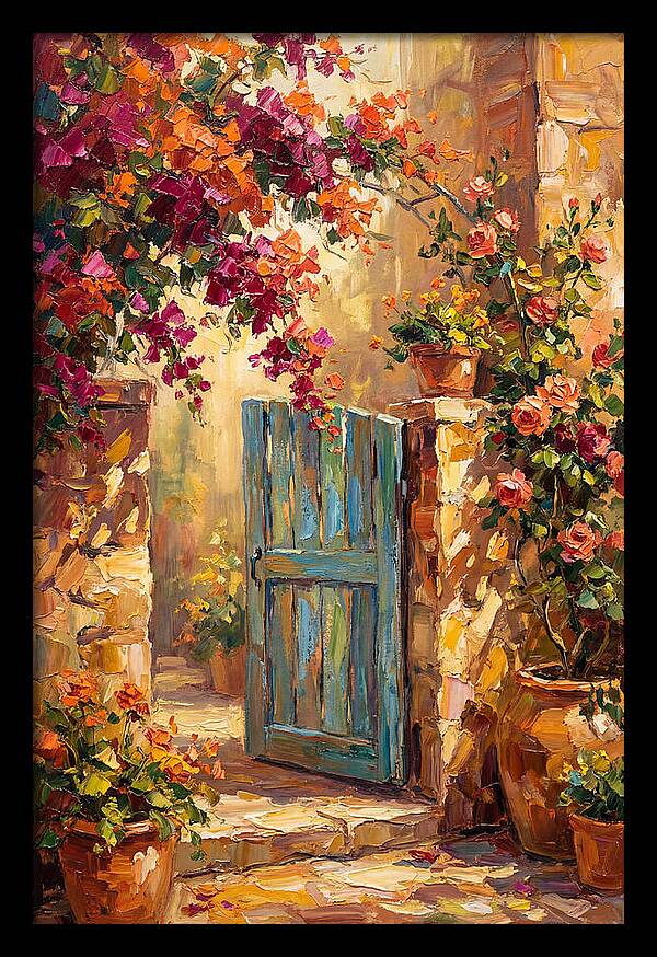 Garden Gate In Bloom
