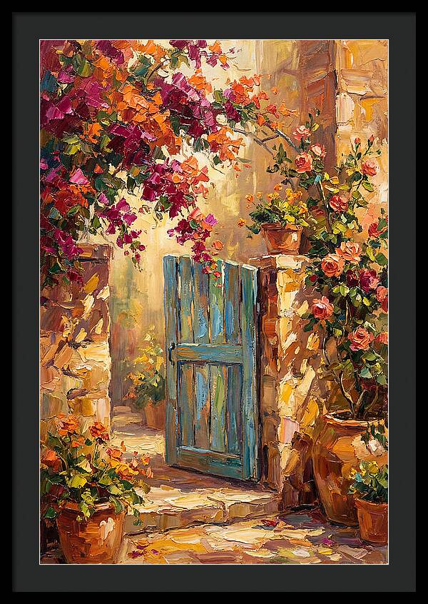 Garden Gate In Bloom