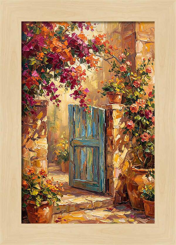 Garden Gate In Bloom