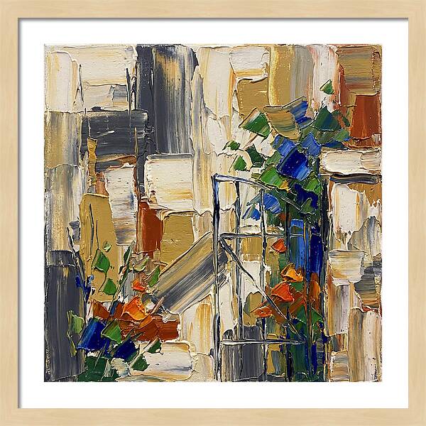 Garden Gate In Vibrant Hues