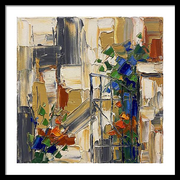 Garden Gate In Vibrant Hues