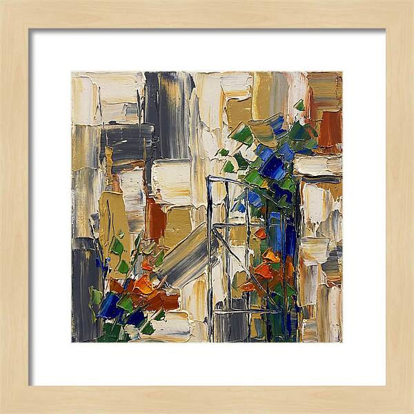Garden Gate In Vibrant Hues