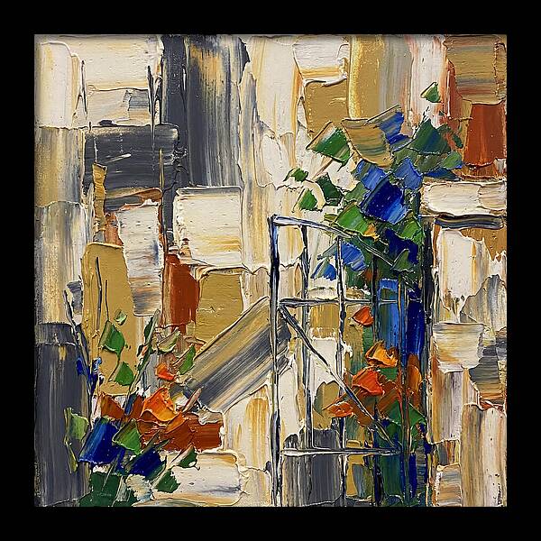 Garden Gate In Vibrant Hues