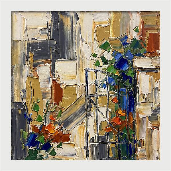 Garden Gate In Vibrant Hues