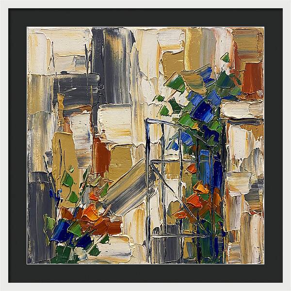 Garden Gate In Vibrant Hues