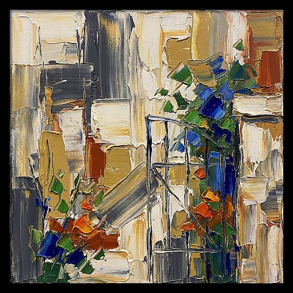 Garden Gate In Vibrant Hues