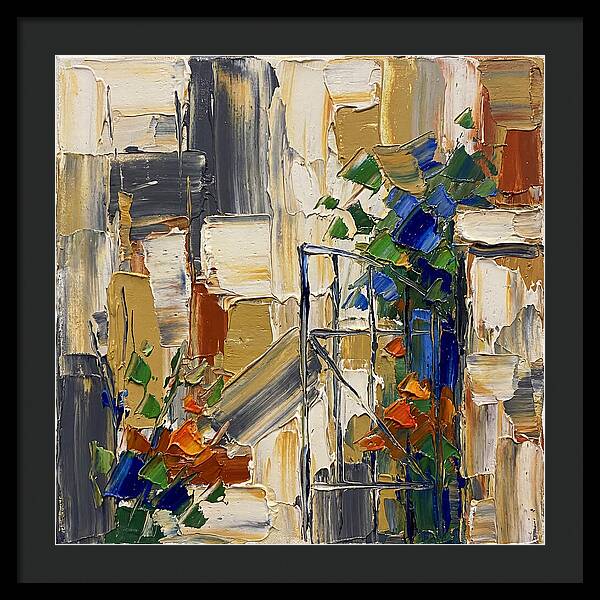 Garden Gate In Vibrant Hues