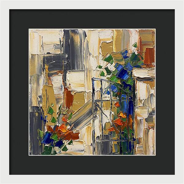 Garden Gate In Vibrant Hues