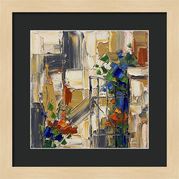 Garden Gate In Vibrant Hues