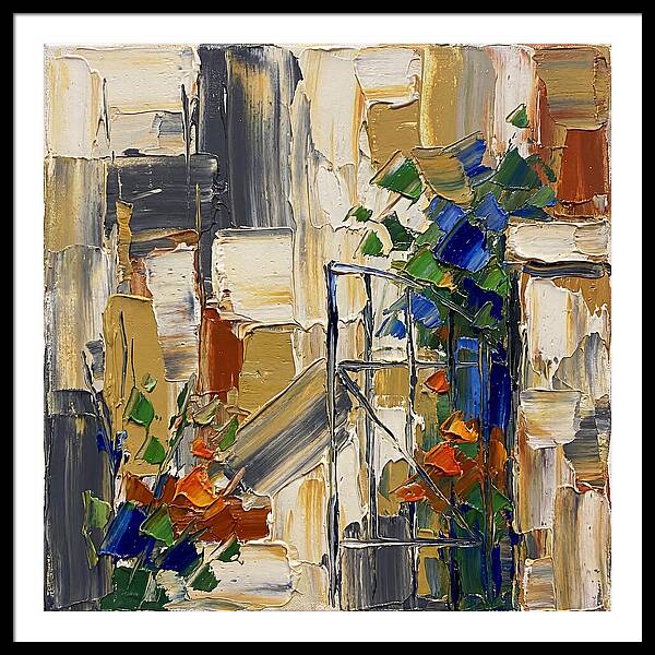 Garden Gate In Vibrant Hues
