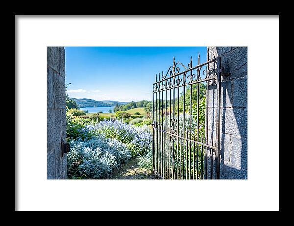 Garden Gate Opening To Paradise