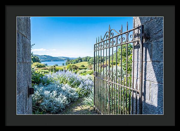 Garden Gate Opening To Paradise