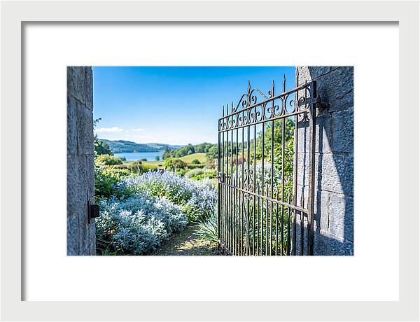 Garden Gate Opening To Paradise