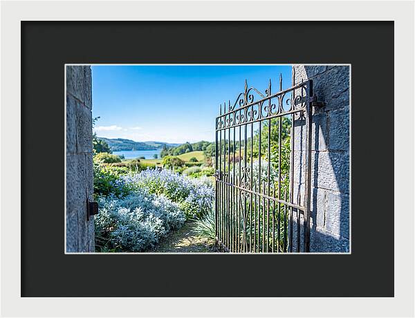 Garden Gate Opening To Paradise