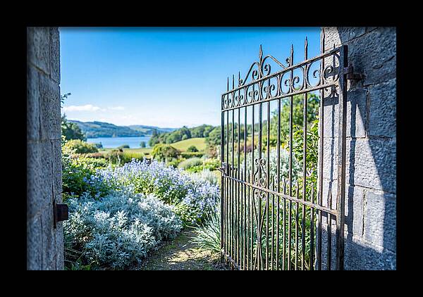 Garden Gate Opening To Paradise
