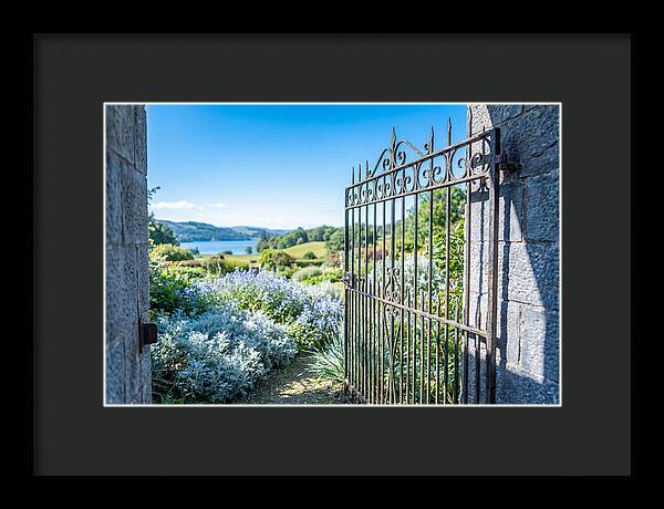 Garden Gate Opening To Paradise