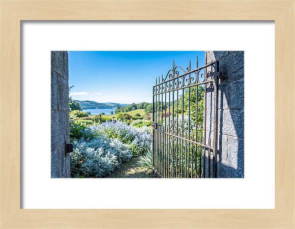 Garden Gate Opening To Paradise