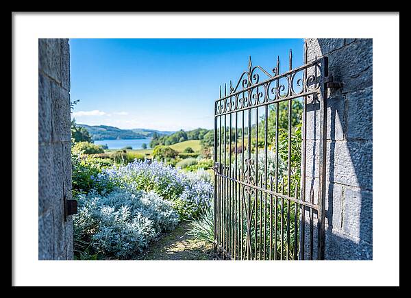 Garden Gate Opening To Paradise