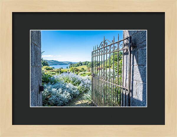 Garden Gate Opening To Paradise