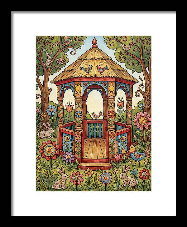 Garden Gazebo In Bloom