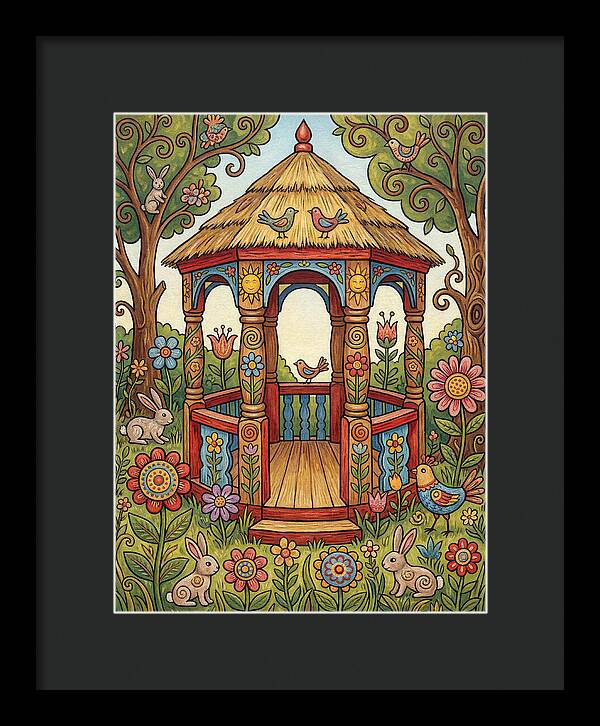 Garden Gazebo In Bloom