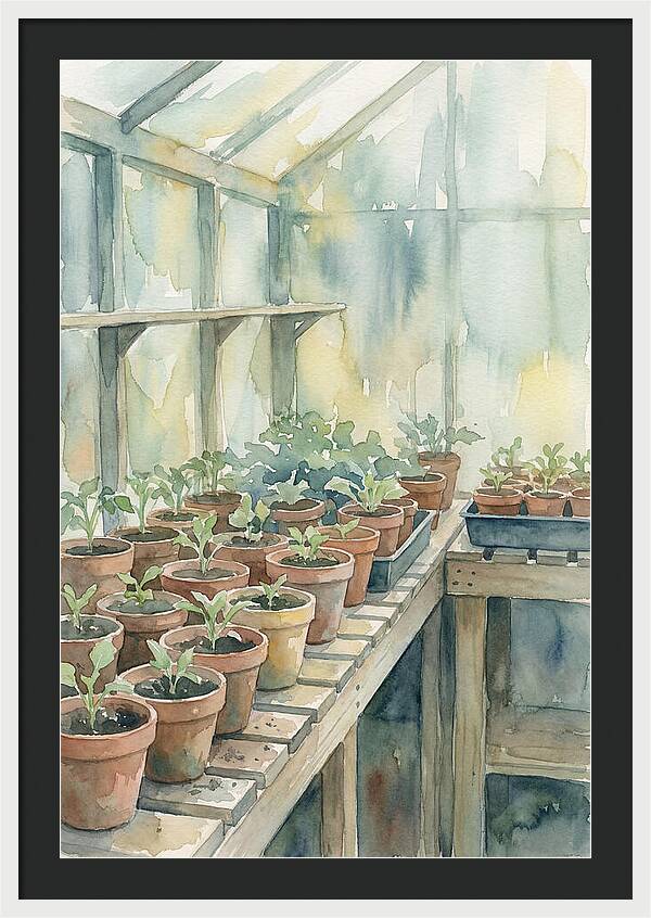 Garden Greenhouse Serenity